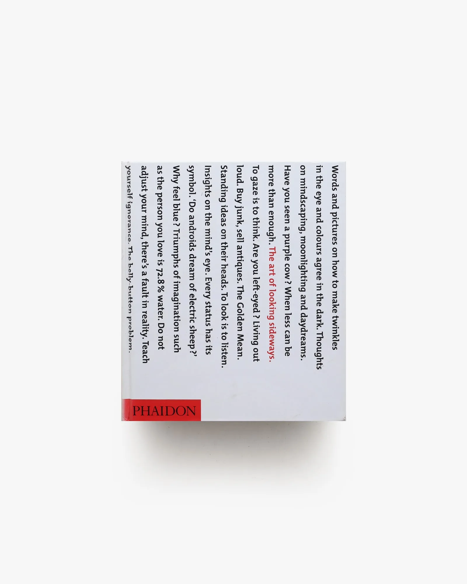 The Art of Looking Sideways book cover